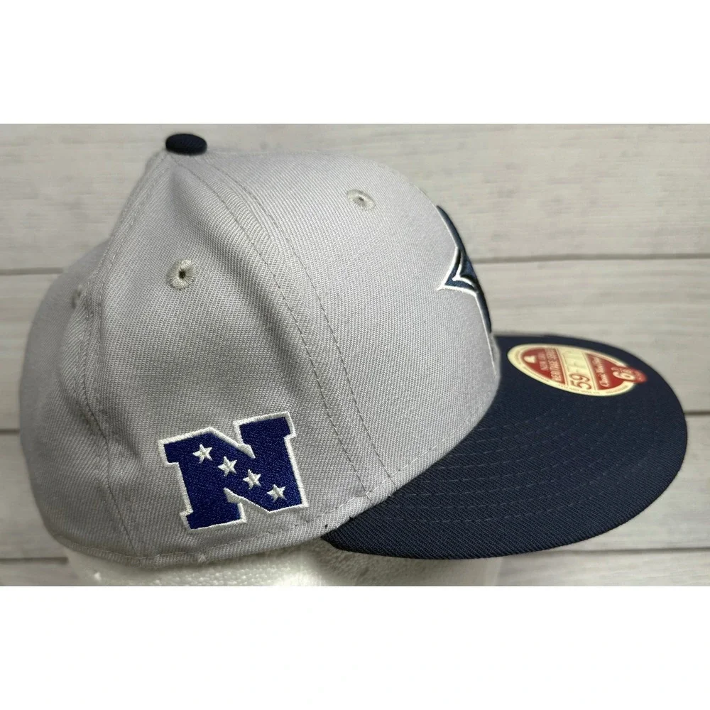 New Era Dallas‎ Cowboys 59FIFTY Heritage Series Classic Wool Fitted Hat Sz 6 7/8